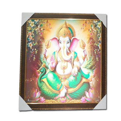 "5D Ganesh Photo Frame -code 1205-001 - Click here to View more details about this Product